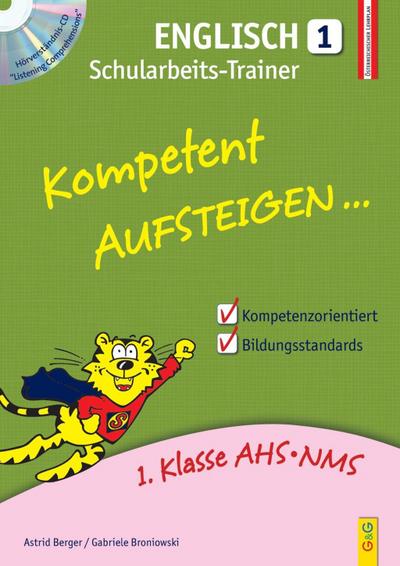 Kompetent Aufsteigen... Englisch, Schularbeits-Trainer, m. Audio-CD. Tl.1
