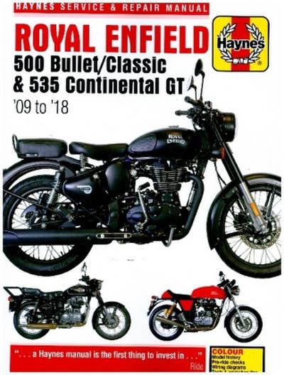 Royal Enfield Bullet and Continental GT Service & Repair Manual (2009 to 2018)