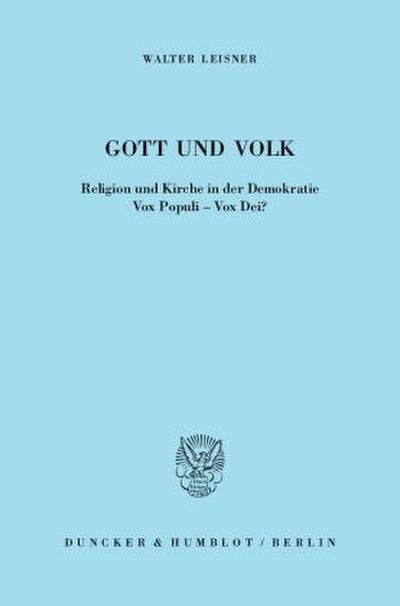 Gott und Volk