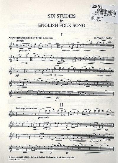 6 Studies in English Folksongfor English horn