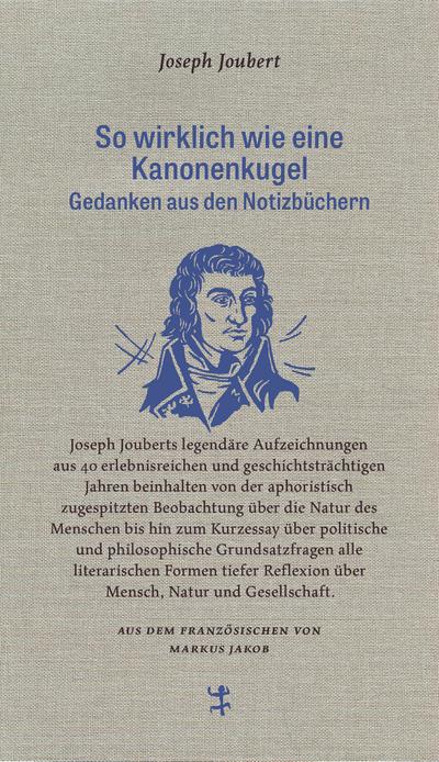 Joubert, Gedankenspiele