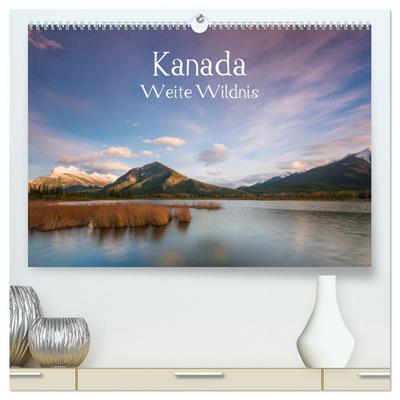 Kanada - Weite Wildnis (hochwertiger Premium Wandkalender 2025 DIN A2 quer), Kunstdruck in Hochglanz