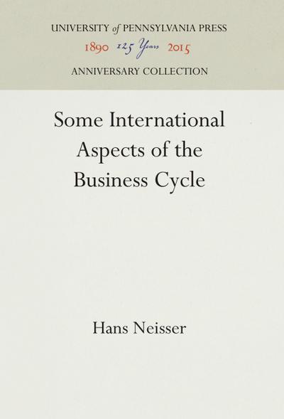 Some International Aspects of the Business Cycle