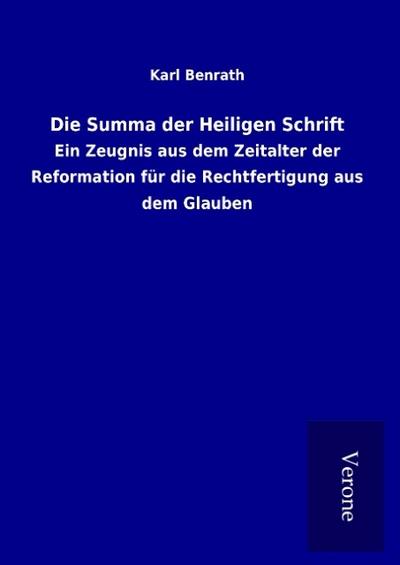 Die Summa der Heiligen Schrift
