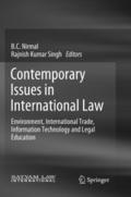 Contemporary Issues in International Law