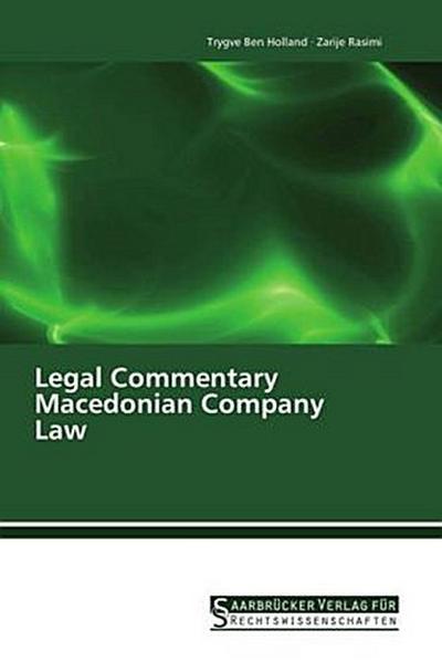 Legal Commentary Macedonian Company Law