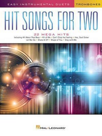 Easy Instrumental Duets Hit Songs -For Two Trombones- (Book)