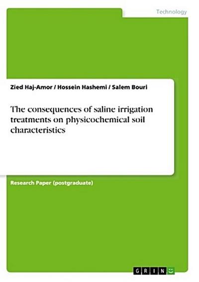 The consequences of saline irrigation treatments on physicochemical soil characteristics