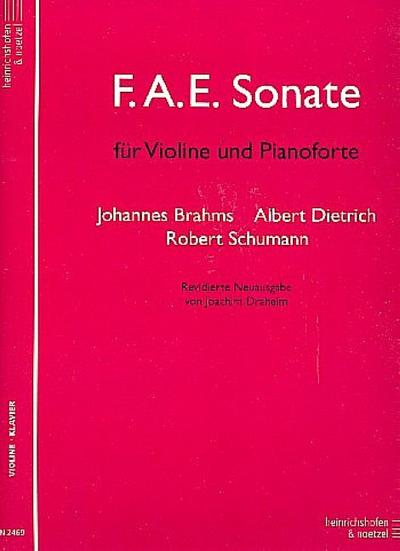 F.A.E. Sonate für Violine und Klavier