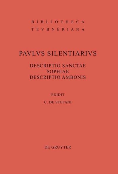 Descriptio Sanctae Sophiae. Descriptio Ambonis