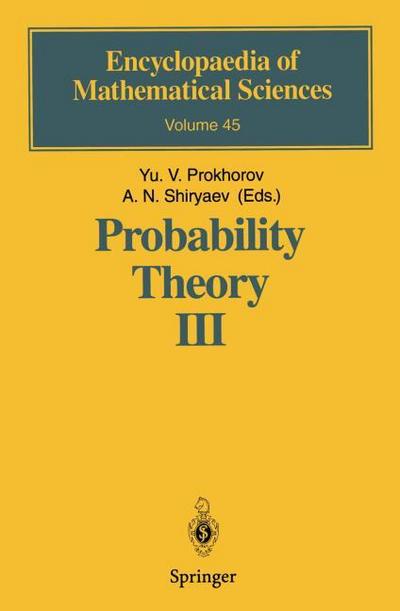 Probability Theory III