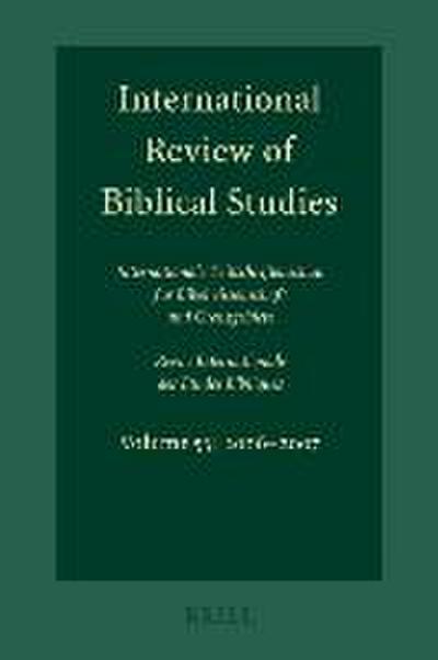 International Review of Biblical Studies, Volume 53 (2006-2007)