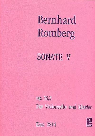 Sonate G-Dur op.38,2für Violoncello und Klavier