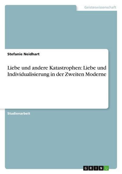 Liebe und andere Katastrophen: Liebe und Individualisierung in der Zweiten Moderne