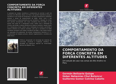 COMPORTAMENTO DA FORÇA CONCRETA EM DIFERENTES ALTITUDES