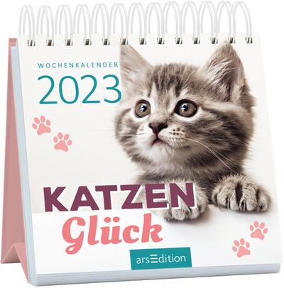 Mini-Wochenkalender Katzenglück 2023