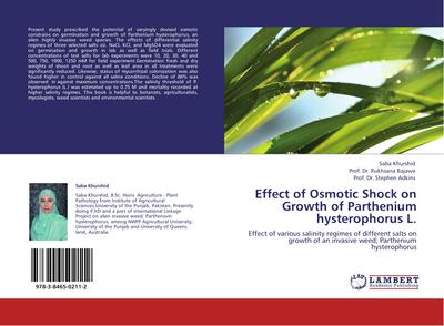 Effect of Osmotic Shock on Growth of Parthenium hysterophorus L.
