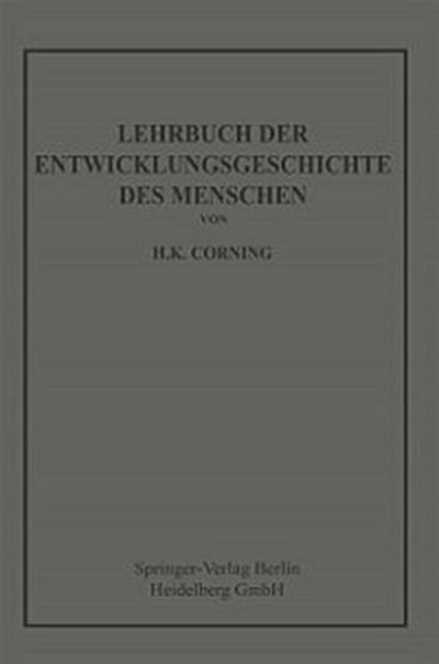 Lehrbuch der Entwicklungsgeschichte des Menschen