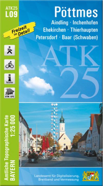 Pöttmes (Amtliche Topographische Karte 1:25000)