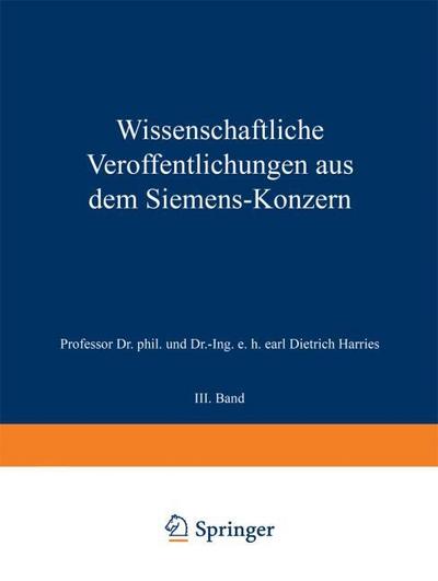 Wissenschaftliche Veröffentlichungen aus dem Siemens-Konzern