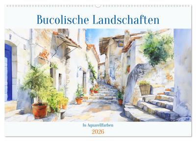 Bucolische Landschaften (Wandkalender 2026 DIN A2 quer), CALVENDO Monatskalender