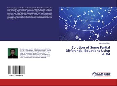 Solution of Some Partial Differential Equations Using ADM