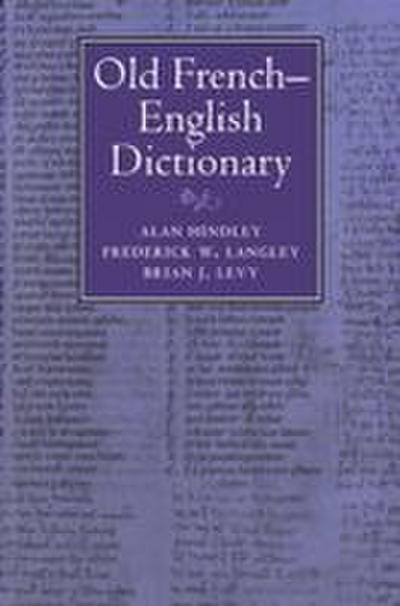 Old French-English Dictionary