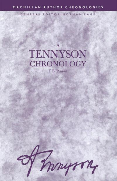 A Tennyson Chronology
