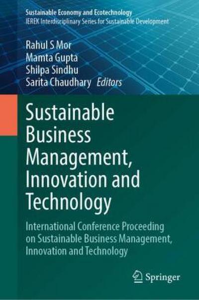 Sustainable Business Management, Innovation and Technology