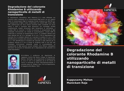 Degradazione del colorante Rhodamine B utilizzando nanoparticelle di metalli di transizione