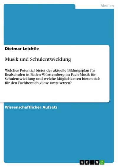 Musik und Schulentwicklung