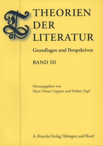 Theorien der Literatur III