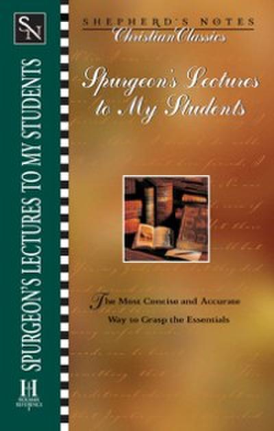 Shepherd’s Notes: Lectures to My Students