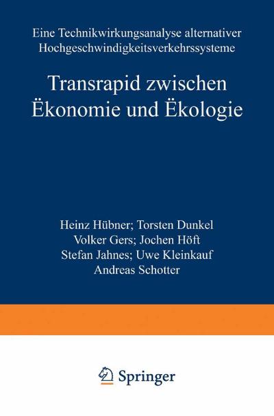 Transrapid zwischen Ökonomie und Ökologie