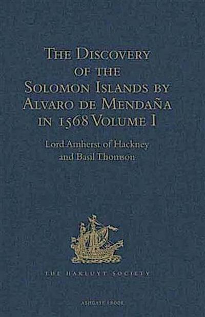 Discovery of the Solomon Islands by Alvaro de Mendana in 1568