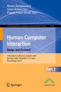 Human-Computer Interaction. Design and Research