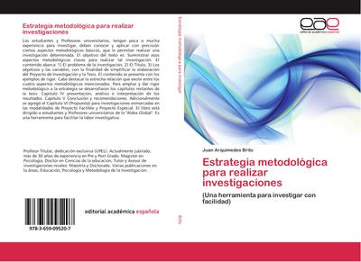 Estrategia metodológica para realizar investigaciones