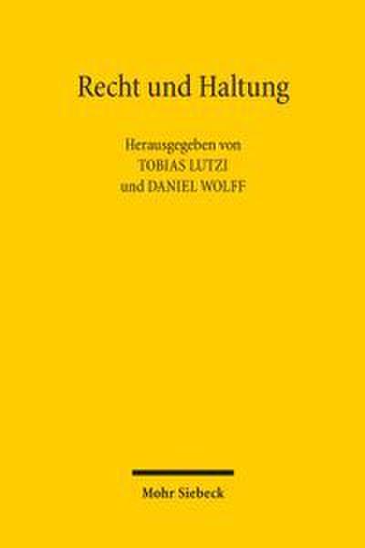Recht und Haltung