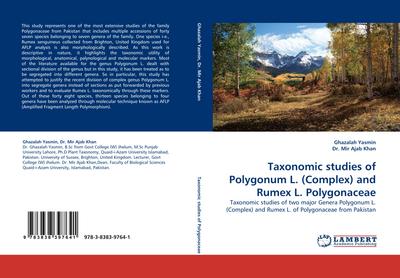 Taxonomic studies of Polygonum L. (Complex) and Rumex L. Polygonaceae