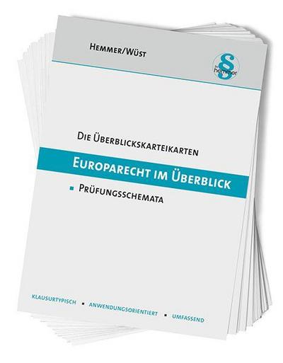 Die Überblickskarteikarten Europarecht im Überblick