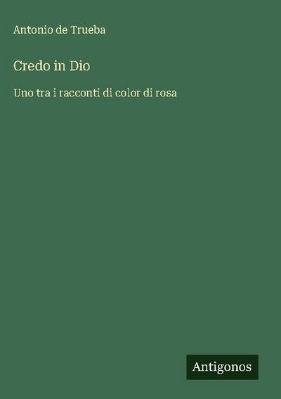 Credo in Dio