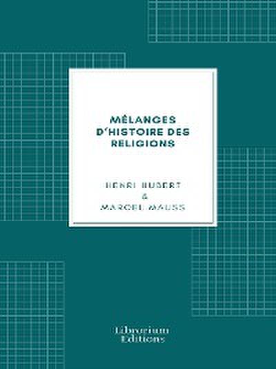 Mélanges d’histoire des religions