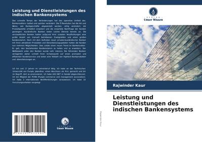 Leistung und Dienstleistungen des indischen Bankensystems