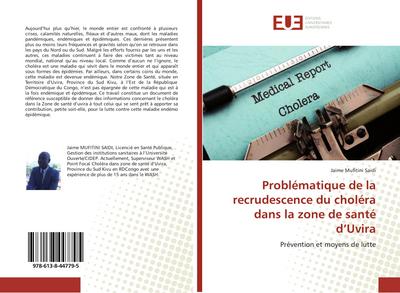 Problématique de la recrudescence du choléra dans la zone de santé d’Uvira
