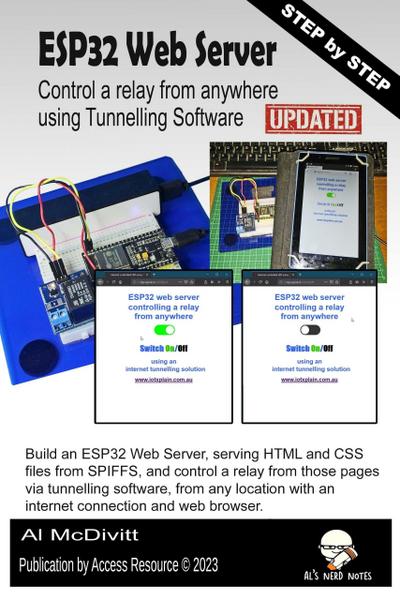 ESP32 Web Server Control a Relay From Anywhere Using Tunnelling Software