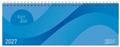 Tischkalender quer Professional Colourlux 2027 blau