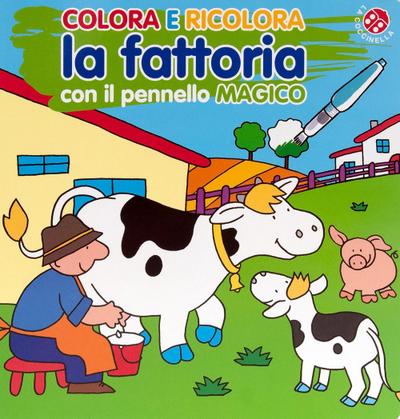 Colora e ricolora la fattoria con il pennarello magico