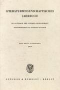Literaturwissenschaftliches Jahrbuch
