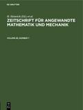 Zeitschrift für Angewandte Mathematik und Mechanik. Volume 69, Number 7
