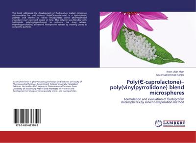 Poly(-caprolactone)-poly(vinylpyrrolidone) blend microspheres